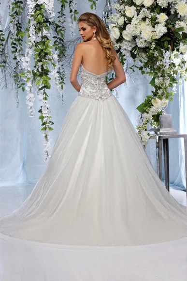 White Impression Bridal Gown #10376 - Picture 2 of 2